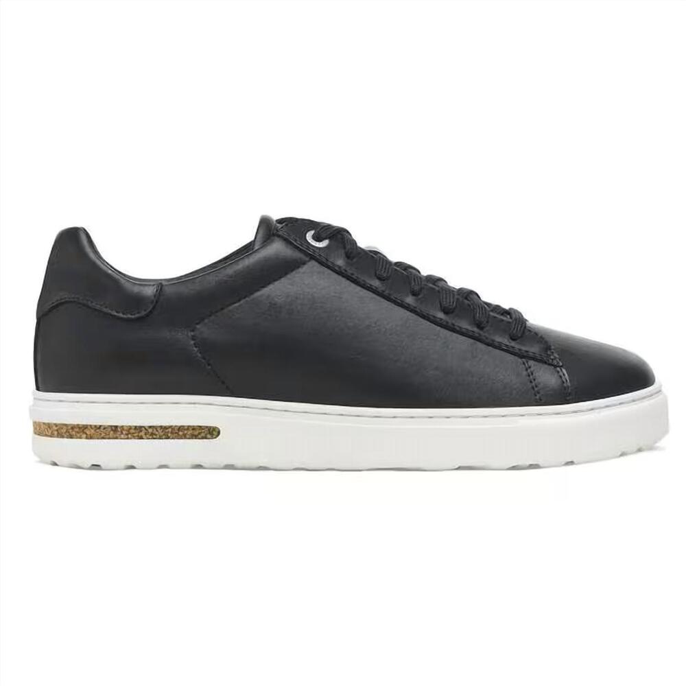 NEW BIRKENSTOCK women's bend low leather sneakers in black